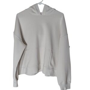 Tek Gear‎ Sweatshirt Hoodie Stretch Cream Pockets Womens Double Extra Large